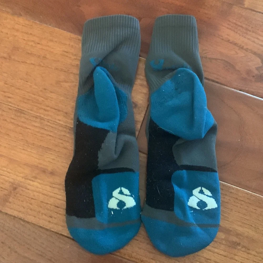 Mens Size M Socks Ankle Crew Lot 5 Pairs Stoic Synth Comp Trail Calloway No Show